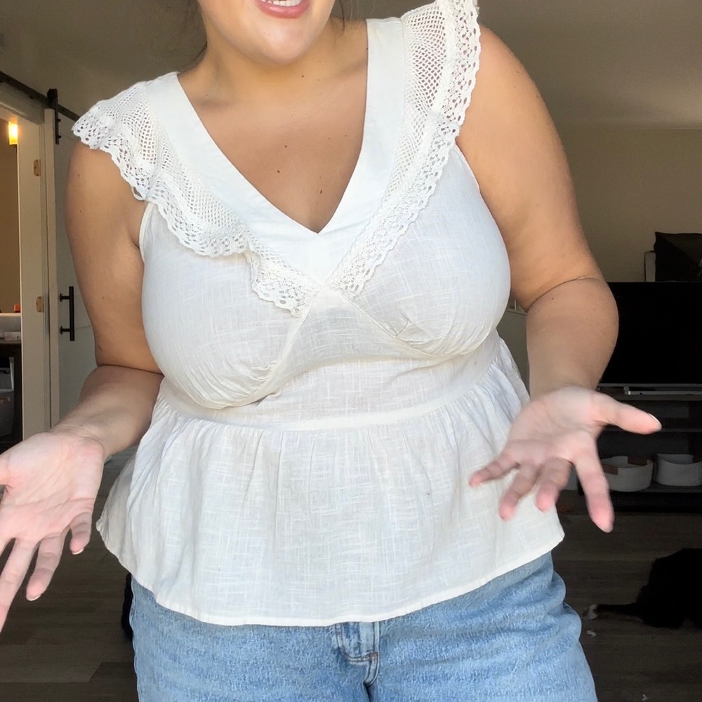 White Old Navy Tank Top